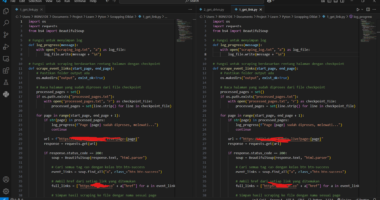 Script Scrapping Website Menggunakan Python