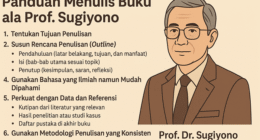 Tips menulis buku Prof Sugiono